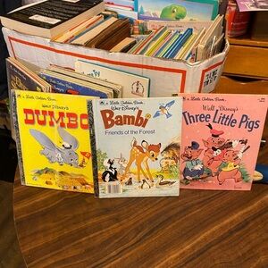 Vintage Disney lot little golden books